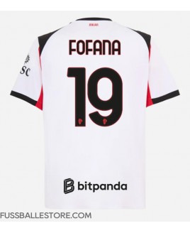Günstige AC Milan Youssouf Fofana #19 Auswärtstrikot 2025-26 Kurzarm